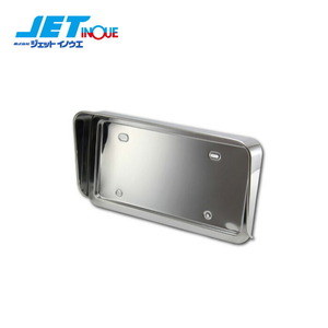 JETINOUE jet inoue with visor number plate frame large specular 