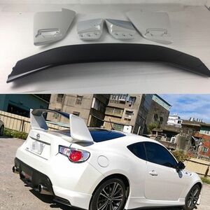 トヨタ 86 ZN6 FR-S BRZ カーボン+ABS塗装品 色付 リアトランクスポイラー N TYPE 大型ウィング 2012-2021