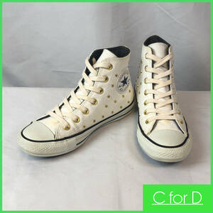 *CONVERSE*23.5. - ikatto спортивные туфли Converse все Star женский B заклепки CV звезда белый белый 7 отверстие обувь S417