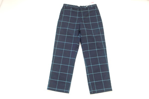 (W32)Supreme Windowpane Wool TrouserシュプリームウールパンツBlue