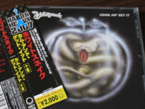 COME AN' GET IT+6 WHITESNAKE white * Sune ik cam * and *geto*ito+6 domestic record Japanese record 