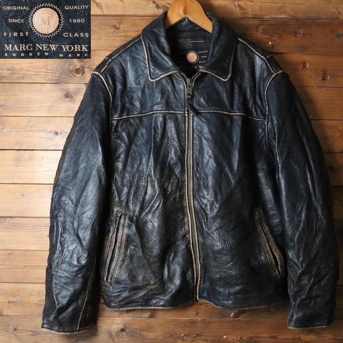 ヤフオク! -「革ジャン 古着」の落札相場・落札価格