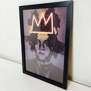 【額付きポスター】バスキア　Basquiat ポップアート(新品)