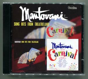 ☆送料込/未開封/ マントバーニ　MANTOVANI / Song His from Theatreland ＆ Theme from Carnival / 2in1CD / Mantovani ＆ His Orchestra