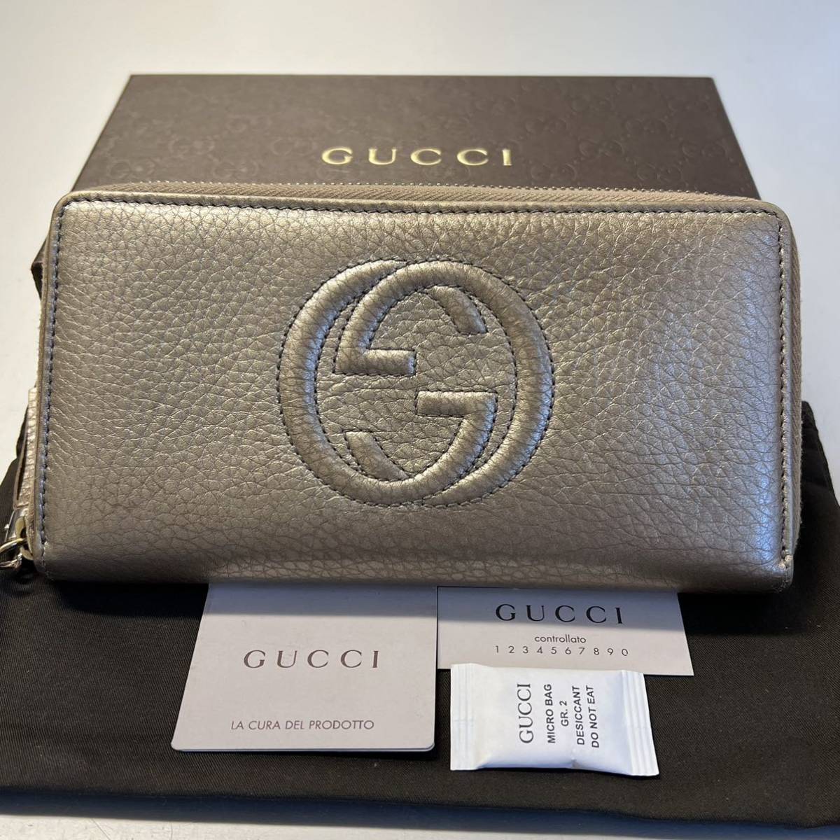 ヤフオク! -gucciソーホーラウンドファスナー長財布の中古品・新品・未
