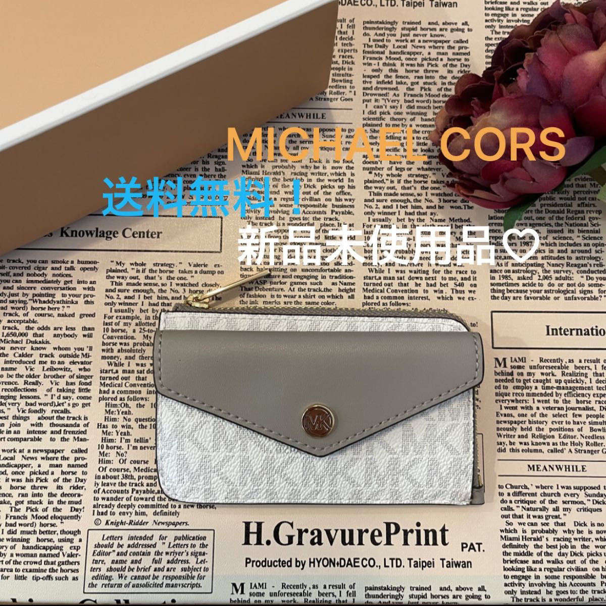 新品 MICHAEL KORS マイケルコース コインケース イエロー|PayPayフリマ