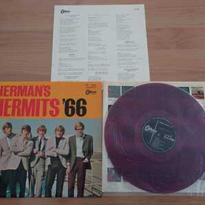 ★Herman's Hermits ハーマンズ・ハーミッツ '66★LPレコード★赤盤★ジャケット・歌詞カード経年汚れあり★中古品