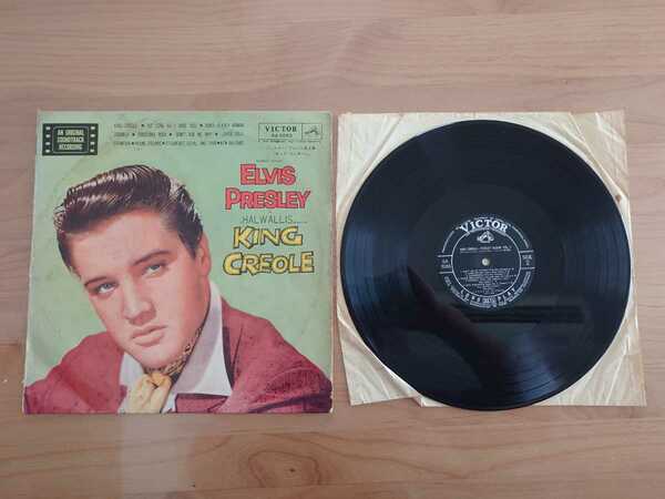 ★エルビス・プレスリー Elvis Presley★キング・クレオール King Creole★ジャケット・スリーブ汚れ・傷みあり★LPレコード★中古品 