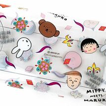 ミッフィー miffy meets maruko クリアマルチケース クリア ペンケース 小物入れ_画像3