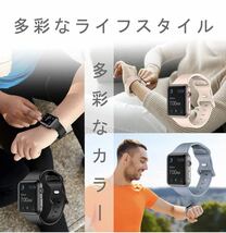 5本セットApple Watch交換バンド シリコン製 スポーツバンド42/44/45/49mm Apple Watch Series 8/7/6/5/4/3/2/1/SE/ultra対応 5色　柔らか_画像4