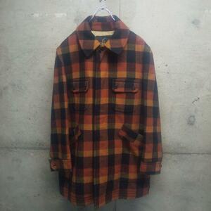 90s VAN JACKET CLIPPER CLUB ウールジャケット M CPO バッファローチェック vintage ヴィンテージ ビンテージ レトロ 古着 used 