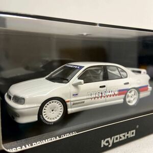  Kyosho 1/43 NISSAN PREMERA HP10 NISMO TEST CAR 1994 год Nissan Primera Nismo тест машина старый машина миникар модель машина 