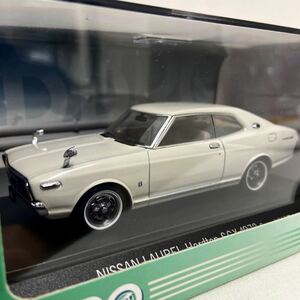 EBBRO Oldies 1/43 NISSAN LAUREL SGX HT 1972年 White エブロ 日産 ローレル ハードトップ C130 旧車 ミニカー モデルカー 国産名車