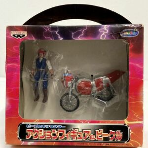  van Puresuto pi- Pro character action figure & vehicle Denjin Zaborger bike .... love tem that time thing special effects Showa Retro 