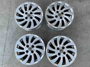 【中古品】イスト純正アルミホイール　15×6.0Ｊ　100-4+40　ハブ54ｍｍ（実測）