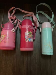 水筒 プラスチック ステンレス 保冷 女の子 3つセット 子供用水筒 キティ TIGER タイガー キッズ用