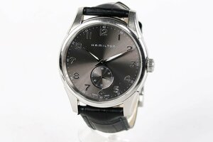 【美品】HAMILTON ハミルトン ジャズマスター クォーツ ブランド腕時計 H384110【NN89】