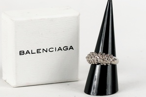 【超美品】BALENCIAGA バレンシアガ リング ブランドアクセサリー 小物 指輪 14号 54【MA85】