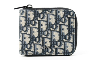 [ super-beauty goods ]Christian Dior Christian Dior Toro ta-ob leak Zip wallet ko. character fastener purse [MP90]