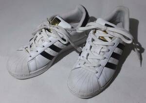 adidas SUPERSTAR C77124 アディダス スニーカー 白黒 US4.5 (22.5cm) ★Mw1581