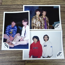 ◇KinKi Kids 堂本光一 堂本剛 旧ロゴ ジャニショ 公式 写真 3枚 生写真 ジャニーズショップ キンキキッズ◇z30536_画像1