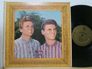 LP*THE EVERLY BROTHERS / A DATE WITH THE EVERLY BROTHERS (WARNER/ gold label / deep groove DG/US record / pin nap attaching )