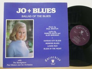 LP★JO STAFFORD WITH PAUL WESTON AND HIS ORCHESTRA AND THE STARLIGHTERS / JO + BLUES (BALLAD Of THE BLUES) US盤