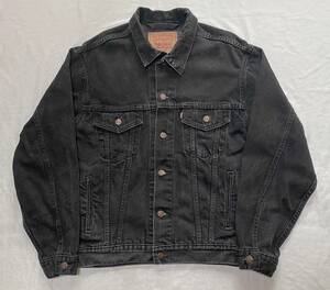 90s Levi's リーバイス 70507 -4159　ブラック デニム ジャケット　MEDIUM　黒　MADE IN USA アメリカ製