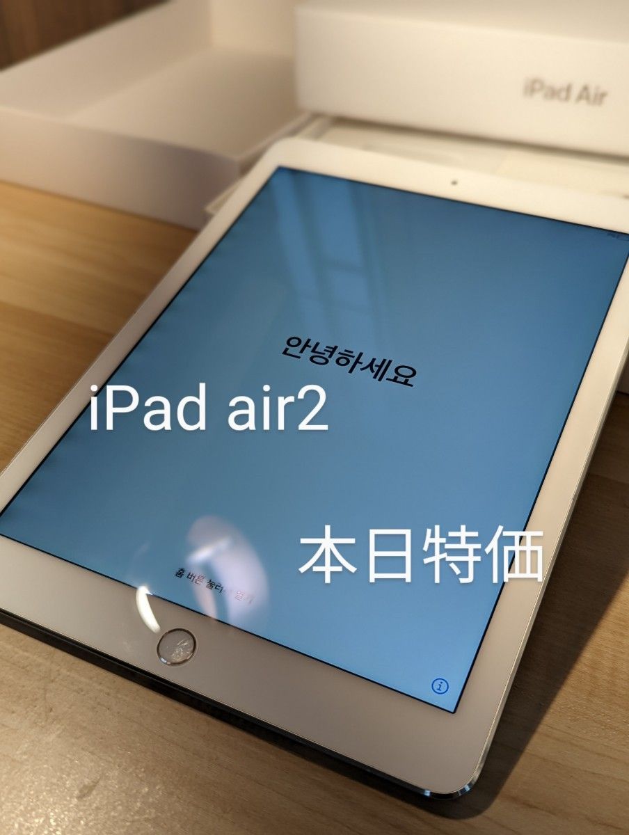 年末のプロモーション iPad Air2 16GB wifi+セルラーモデル 管理番号：0883
