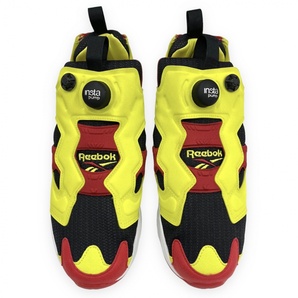 美品 Reebok リーボック INSTAPUMP FURY OG CITRON インスタ ポンプ フューリー V47514 ローカット ハイテク スニーカー 27cm シトロンの画像5