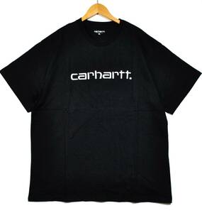 即決 未使用【CARHARTT WIP】 カーハートWIP 刺繍ロゴTシャツ 黒 XL 新古訳あり