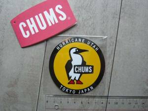CHUMS Sticker Round Booby Bird 新品 CH62-0156 チャムス ステッカー防水素材