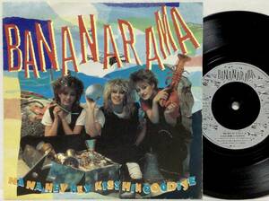 【英7】 BANANARAMA / NA NA HEY HEY KISS GOODBYE / TELL TALE SIGNS (DENNIS BOVELL) / 1983 UK盤 7インチシングルレコード EP 45