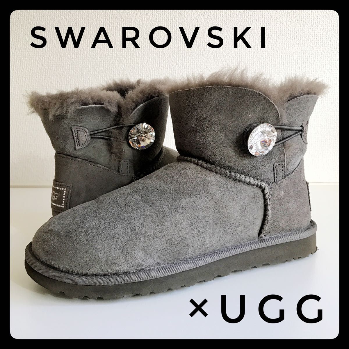 UGG アグ ムートンブーツ UGGブーツ チェスナット US7 24cm ムートン