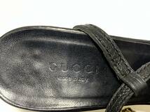 即決 GUCCI グッチ ミュール パンプス 36≒23.m 黒 ブラック 箱付 レディース jtu_画像7