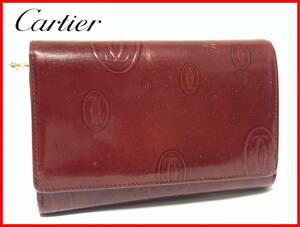即決 Cartier カルティ 2つ折り 財布 ウォレット ハッピーバースデー レディース メンズ D6