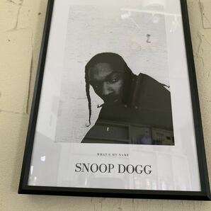 SNOOP DOGG hiphop A4 ポスター 額付き 送料込み ①