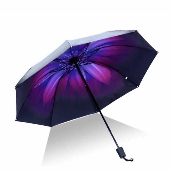 送料無料 花柄 日傘 雨傘 折り畳み 紫外線カット 8本骨 UVカット 紫外線カット