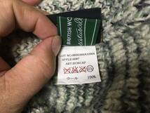 2302ENGLAND英国イギリス製ハイランドHIGHLAND2000リブ編ウールWOOLニットミックスMiXパネル ツバ付CAPキャップ帽子ワッチJEEPジープ_画像9