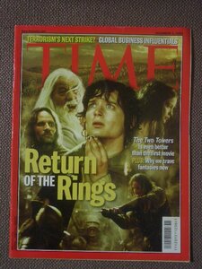 TIME Magazine タイム誌 12/2/2002 ◆ ジャンク品 ◆