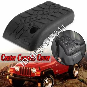  black soft Raver armrest cover center console cover box trim cap Jeep for Wrangler TJ 2002-2006. interior ornament cover 