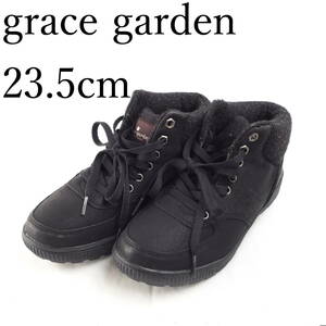EB2612*grace garden*グレースガーデン*レディースブーツ*23.5cm*黒