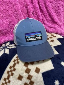  postage cheap Speed shipping! beautiful goods * Patagonia Logo cap blue *ALL size surfing high King mountain climbing tore Ran marathon camp trekking 