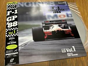 ★即決落札★「Ｆ－１ ＧＰ’８８」Ｆ－１/フォーミュラー・ワン/モータースポーツ/帯付/イラスト封入/５２分収録/定価￥４８００