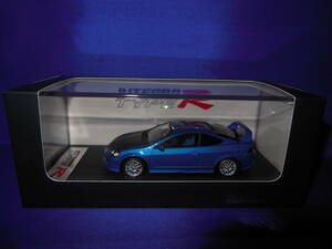 1/43　入手困難　HI-STORY　ホンダ　DC5　K20A　インンテグラ　タイプR　カーボンボンネット仕様　アークティックブルー　INTEGRA TYPE R