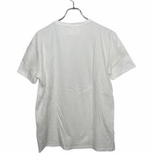 MAISON MARTIN MARGIELA メゾンマルタンマルジェラ　メンズ　ホワイト　シルバー　半袖Tシャツ　トップス　48表記_画像3