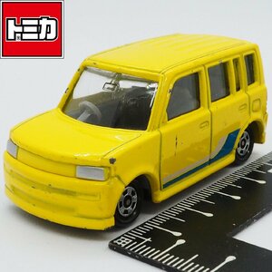 トミカ#5【トヨタ ビービー TOYOTA Bb(トミカいっぱいカーキャリアセット バラし品)黄色イエロー】1/60 ミニカーTOMYトミーTOMICA【中古】