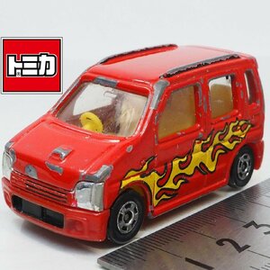 トミカ#71【スズキ ワゴンR SUZUKI WAGON R 赤レッド 炎柄】1/57 ミニカー■TOMYトミーTOMICA【中古】送料込