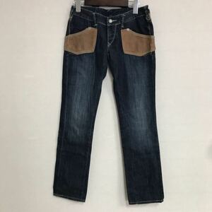 69 EVISU Evisu Denim jeans pants leather 20230216