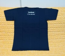 フェイスブック★facebook★おもしろジョークＴシャツ★ギャグＴシャツ★ネイビー★紺★XＬサイズ★コットン100％★激安★_画像3